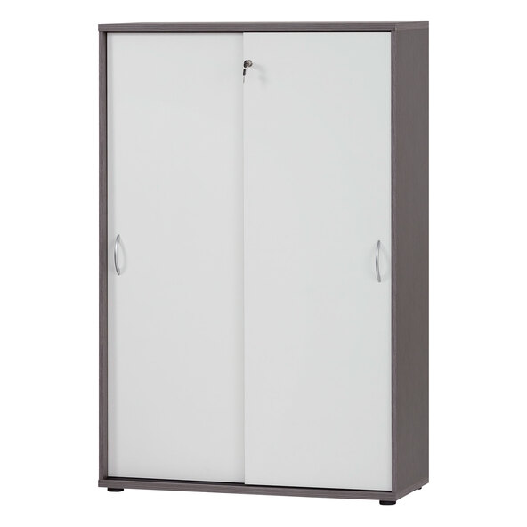 Series 4000 File cabinet 4800, ash grey/white matt