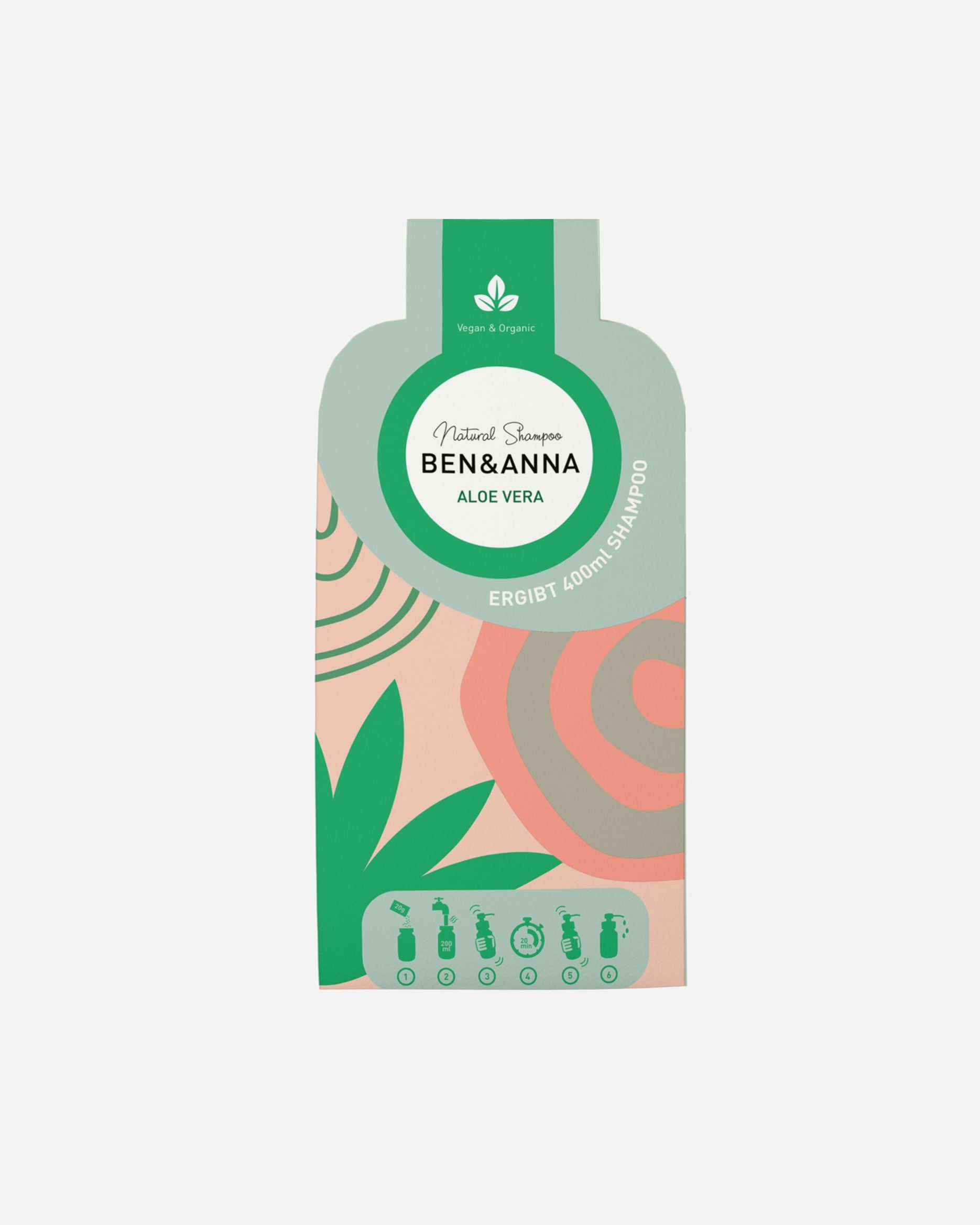 Ben & Anna Aloe Vera sjampoflak - 40 g