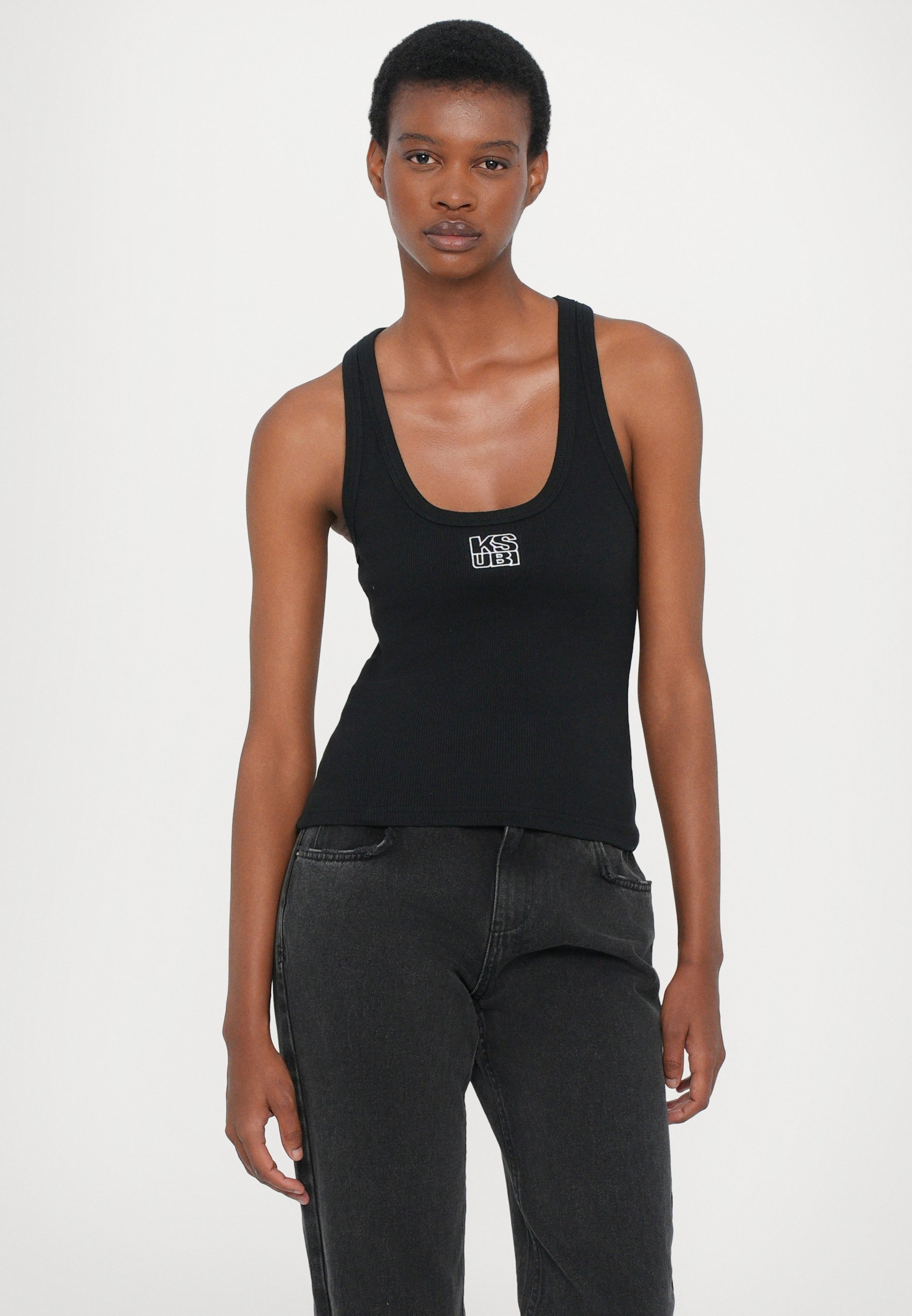 Débardeur Ksubi STACKED ORIGIN - Haut - Noir
