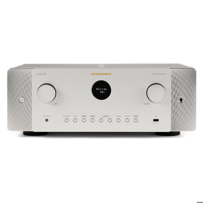 Ampli Home Cinema - MARANTZ - Cinema 60DAB - 7 x 100W - Récepteur AV - Silver-Gold
