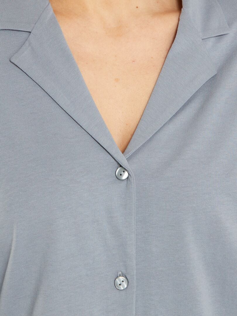 Jersey pyjama - 2-delig - BLAUW