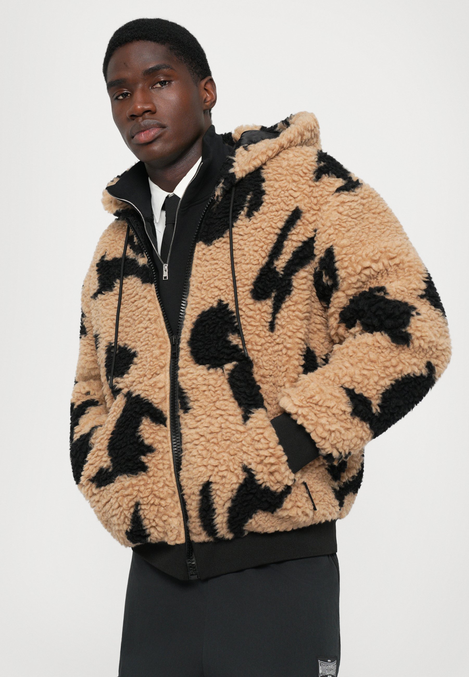 MSGM-sweatshirt met rits - klei