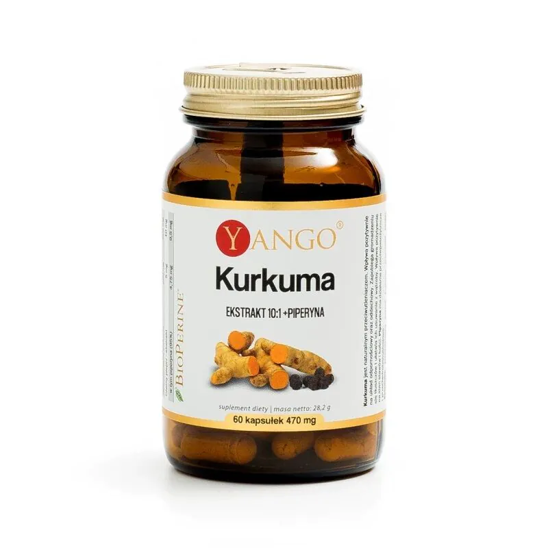 Yango Kurkuma Ekstrakt z piperyną Kapsułki