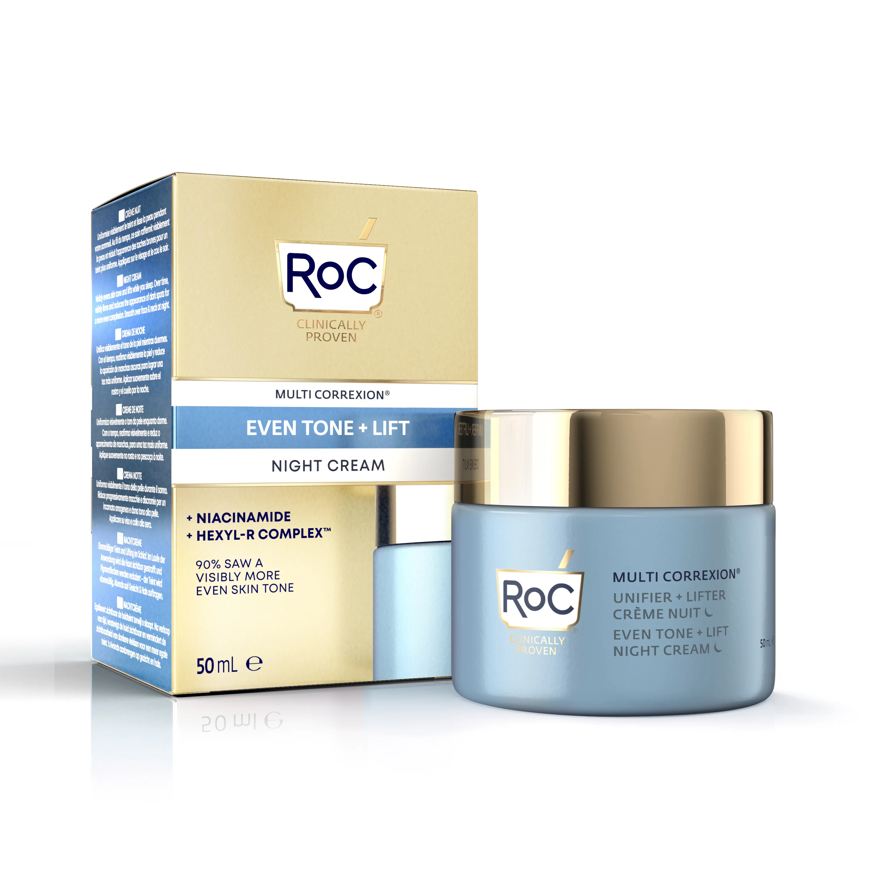 Multi Correxion Even Tone + Lift Crema Notte - Tratt.notte lifting viso , Tratt.viso notte illuminante, Tratt.notte antimacchie, Tratt. viso notte antimperfezioni