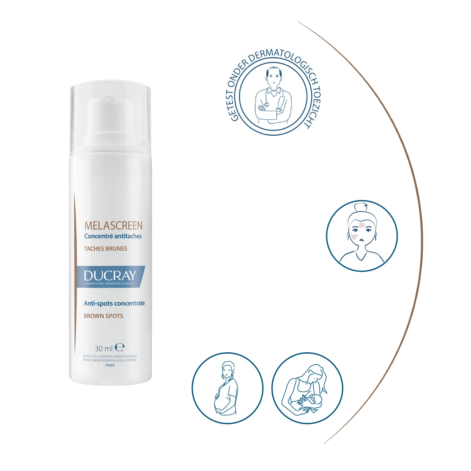 Ducray Anti-Pigment Vlekken Crème MELASCREEN Anti-Pigment Vlekken Concentraat – 30 ml