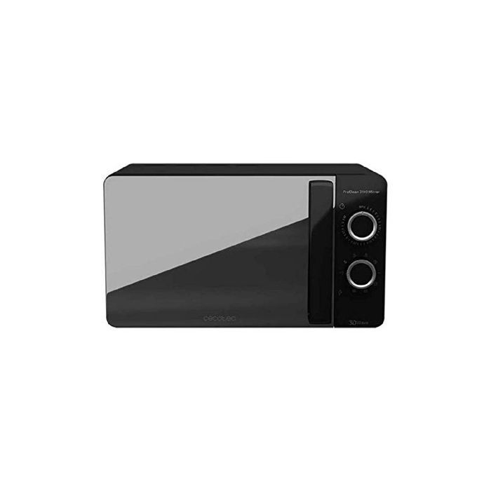 Cecotec ProClean 3140 Mirror Microwave with Grill. 20L Capacity, Ready2Clean Coating, 700W Power, 800W Grill