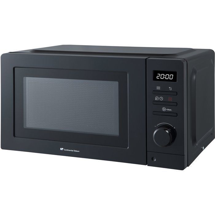 Magnetron - CONTINENTAL EDISON - CEMO20DB - Zwart - 1050 W - 20 L - 43,4 x 32,9 x 24,1 cm