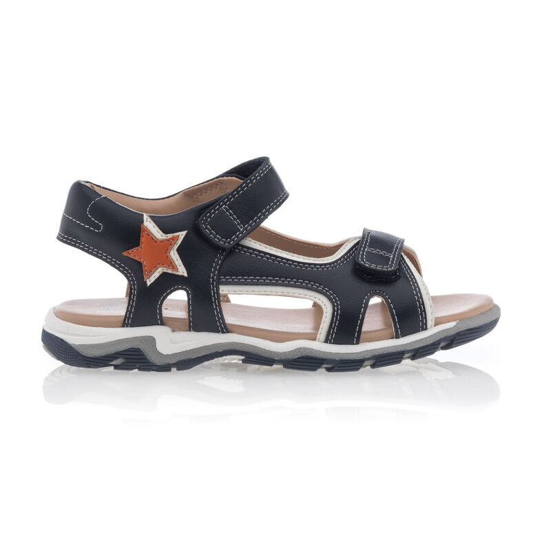 Blauwe jongenssandalen / open teenschoenen