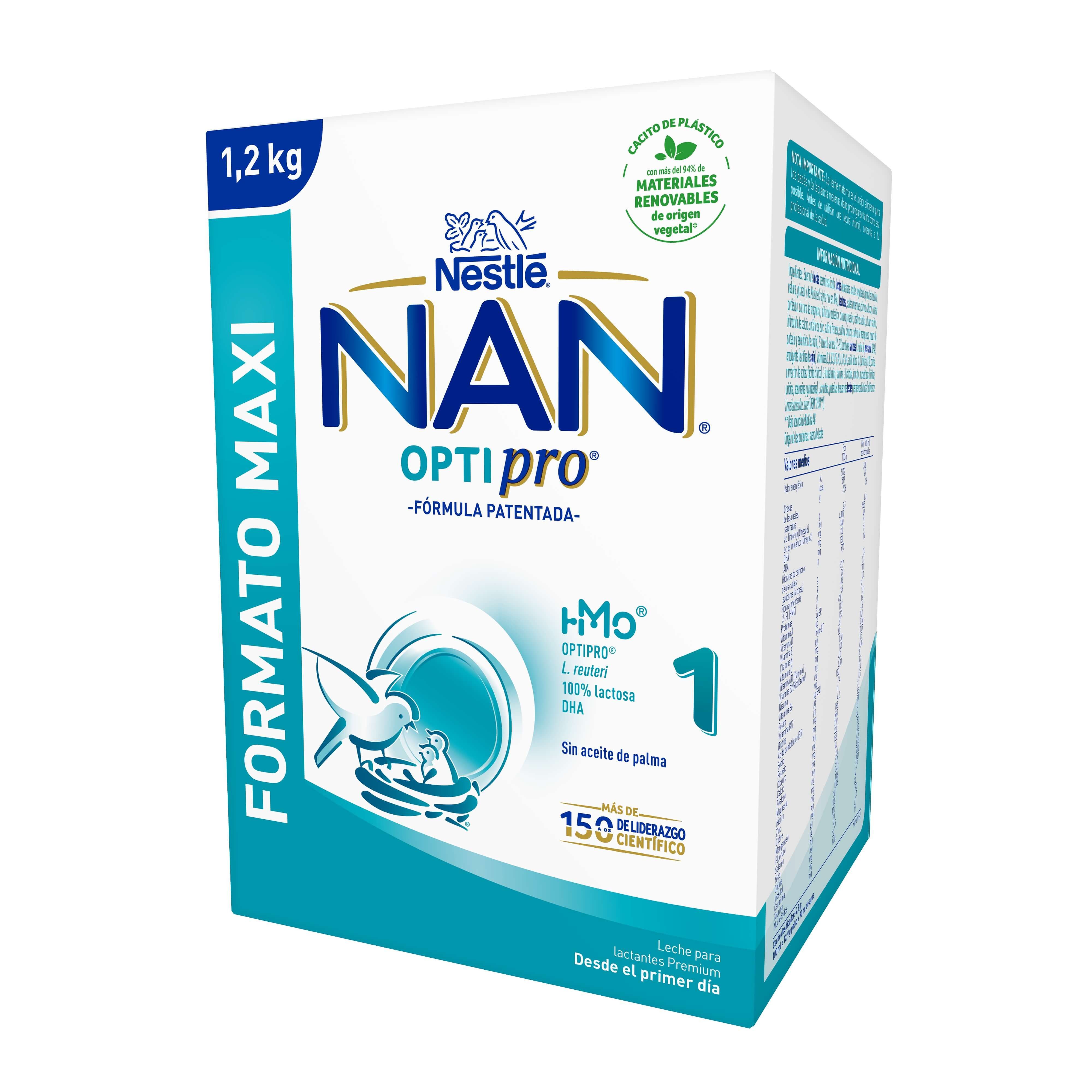 NAN OPTIPRO 1 zīdaiņu piens no pirmās dienas Turpmāk piebarošanas piens un pārtika