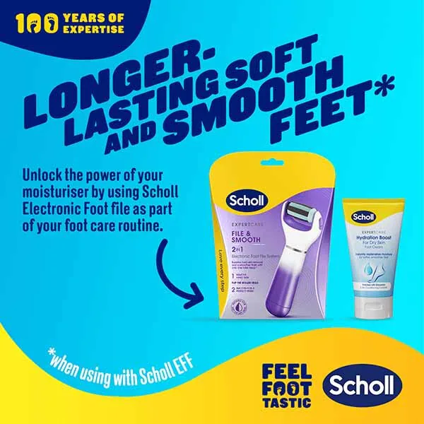 Scholl Hydratační krém na nohy pro suchou pokožku 150 ml