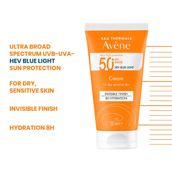 Avène erittäin tehokas aurinkovoide SPF50+ 50 ml
