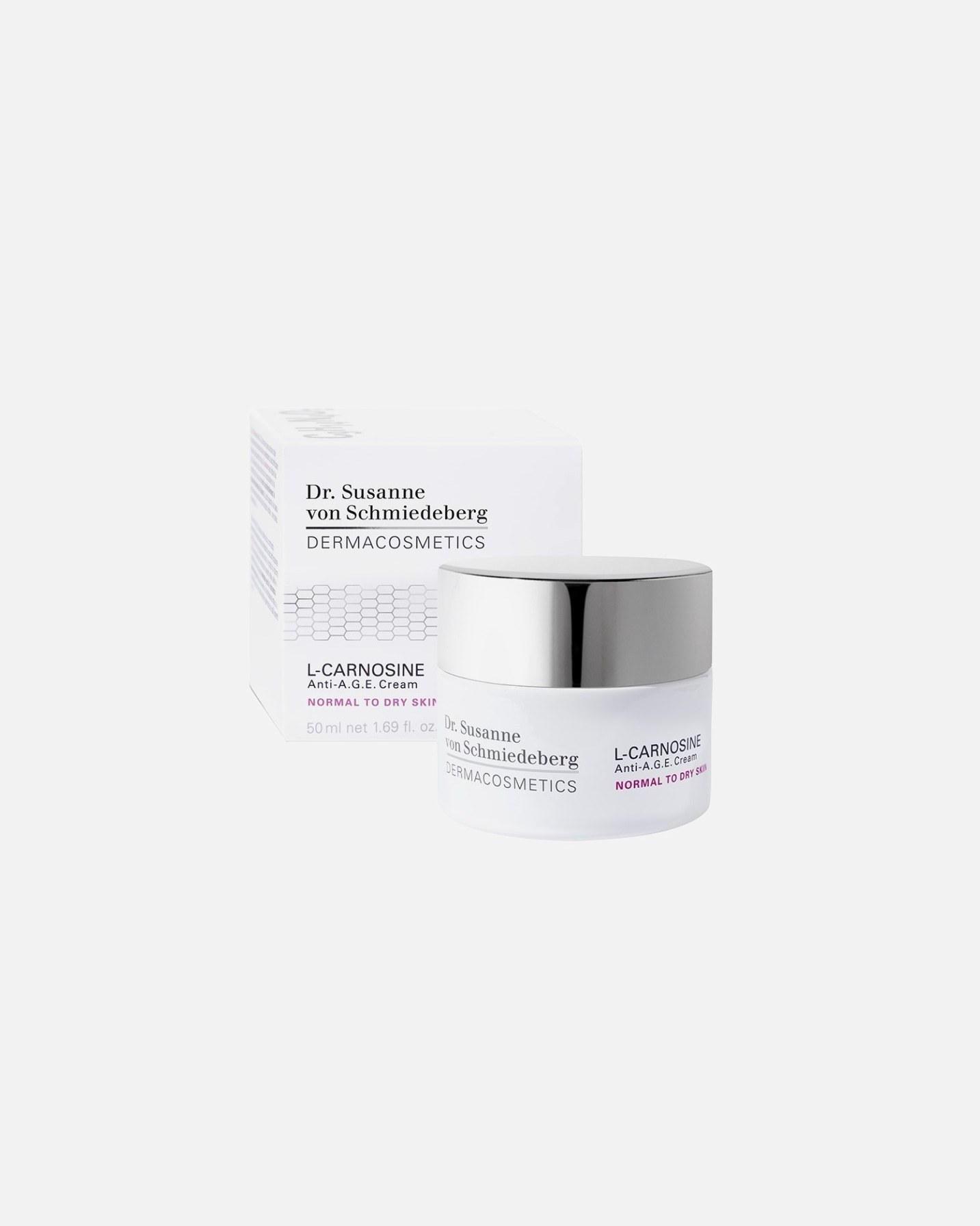 Dr. Susanne von Schmiedeberg krema za lice s L-karnozinom protiv starenja za normalnu do suhu kožu – 50 ml