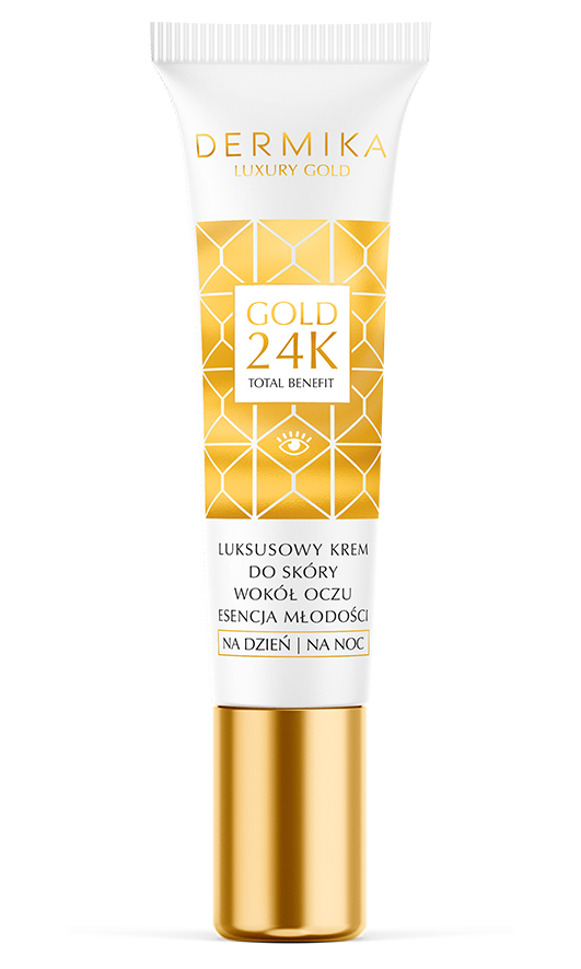 Essence contour des yeux Dermika 15 ml Or 24 carats