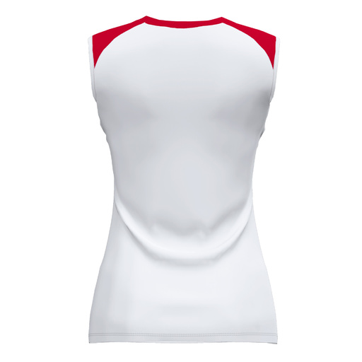 Joma Supernova II ärmelloses T-Shirt Weiß Rot
