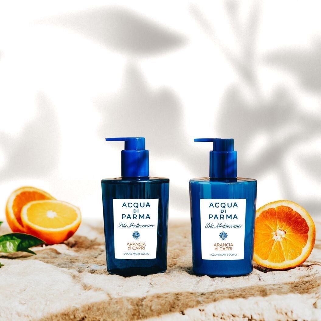 Acqua di Parma dušas želeja Blu Mediterraneo Arancia di Capri roku un dušas želeja – 300 ml