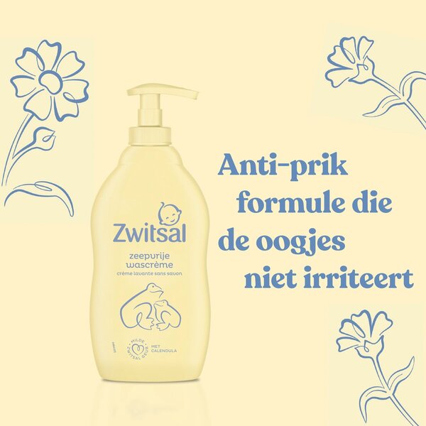 Cremă de curățare fără săpun Zwitsal<br>400ml
