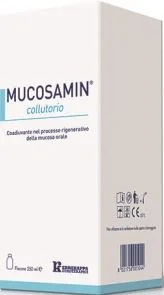 Mucosamin Mundspülung mit einem Zusatzstoff für die Mundschleimhaut 250 ml