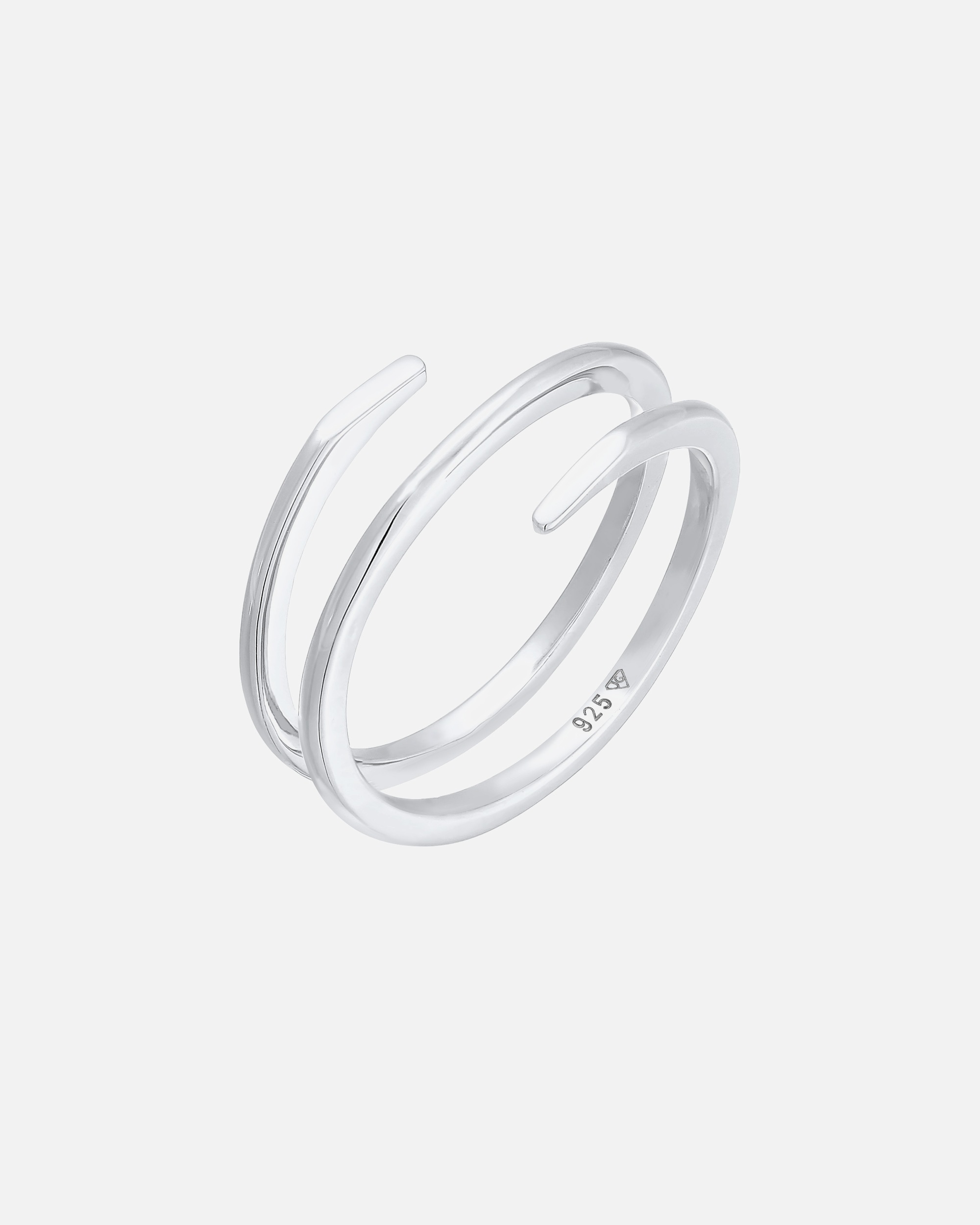 Elli Femmes Enroulement Torsadé Filigrane Tendance en Argent Sterling 925