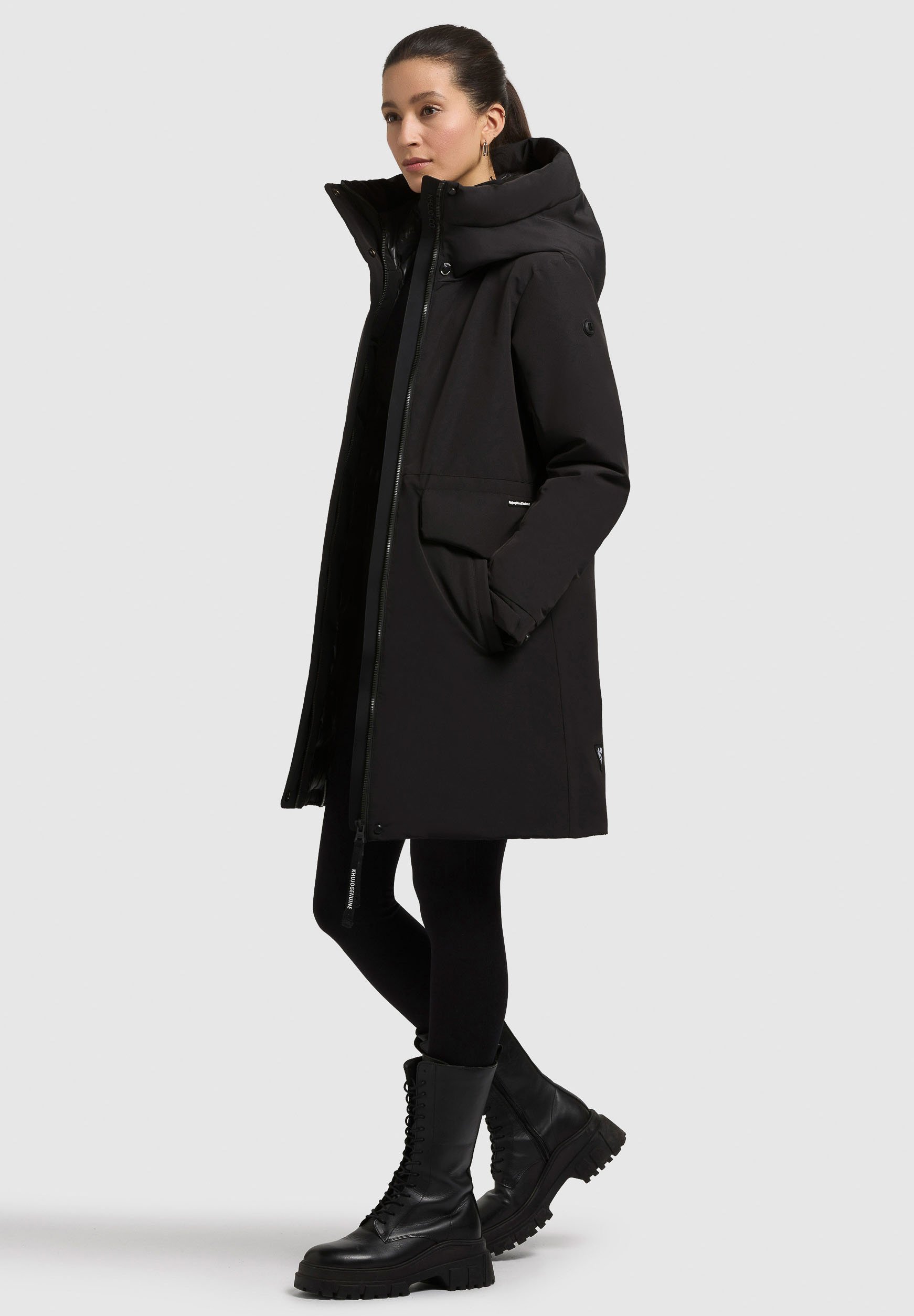 khujo Parka - fekete