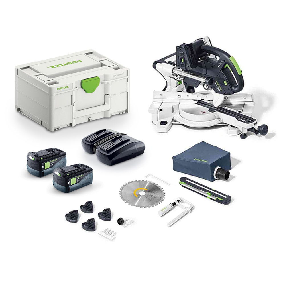 FESTOOL 18V 216mm KSC60 Gehrungssäge mit Schiebekopf 577174