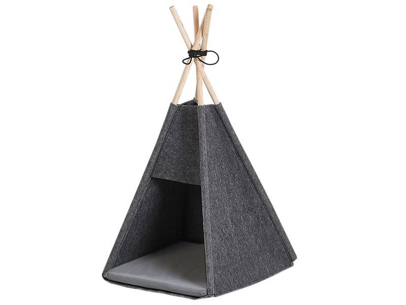 Legowisko namiot tipi dla kota ciemnoszary