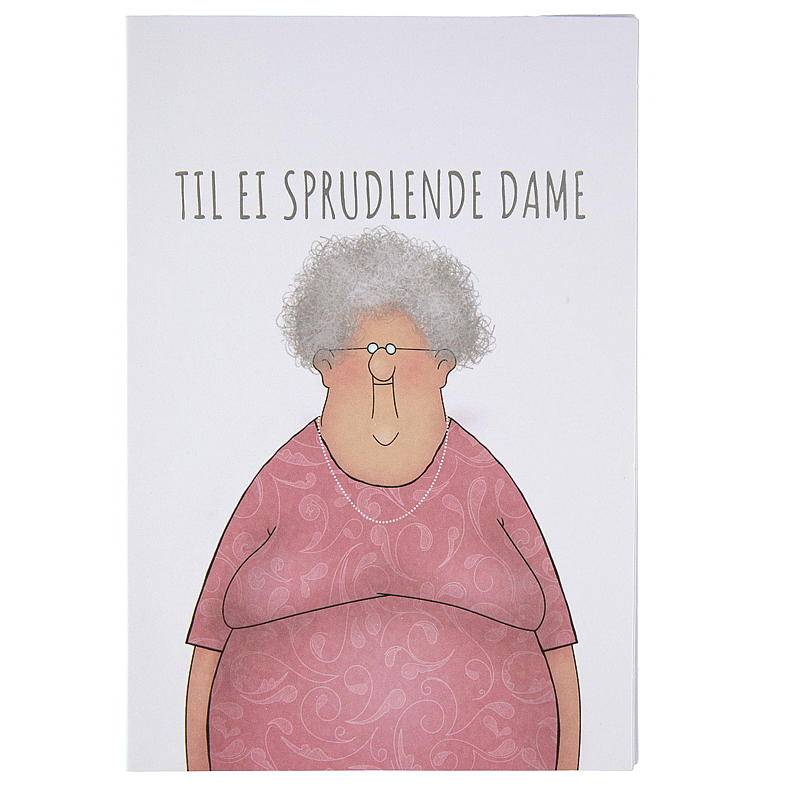 Kaart voor een sprankelende dame