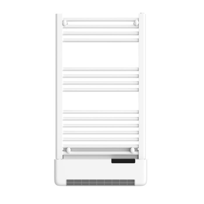 Scaldasalviette elettrico - WARM TECH - 1500W - 230V - A liquido + ventilatore - 3 programmi - Bianco