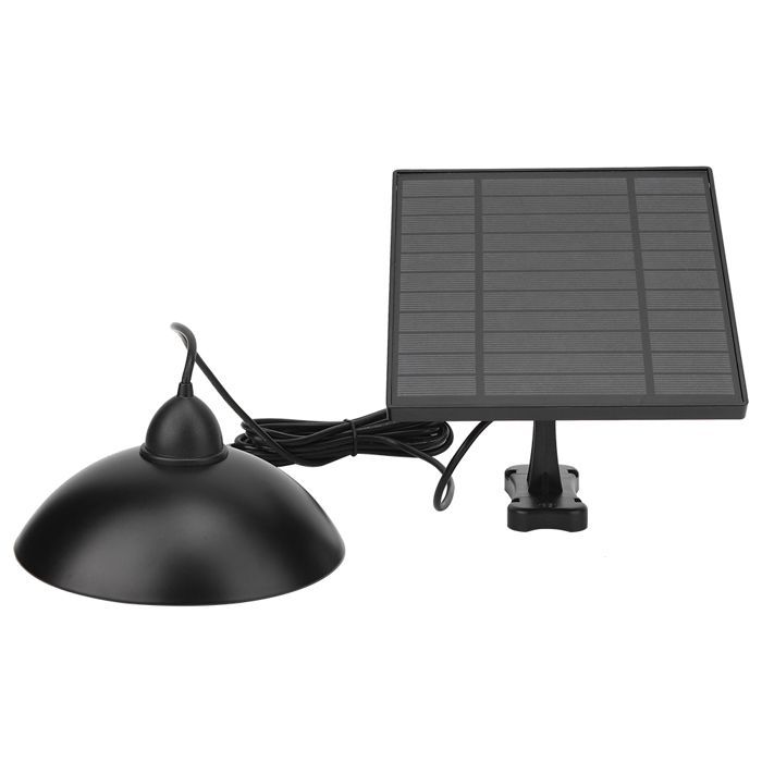 Faro LED solare impermeabile, illuminazione esterna per giardino e cortile, luce potente e lunga durata della batteria.