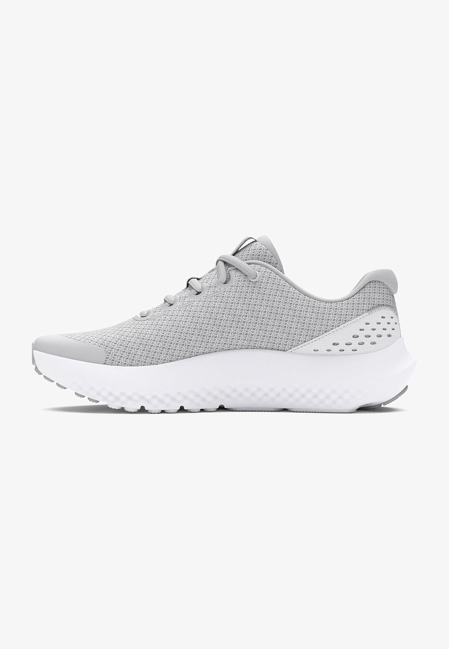 Under Armour VISUAL CUSHIONING UA GGS SURGE 4 - Scarpe da corsa su strada - grigio halo