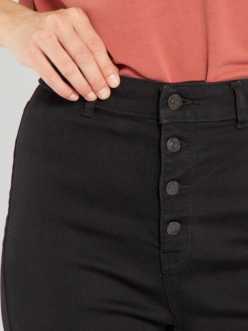 Skinny Jeans med Shaping-effekt - SORT