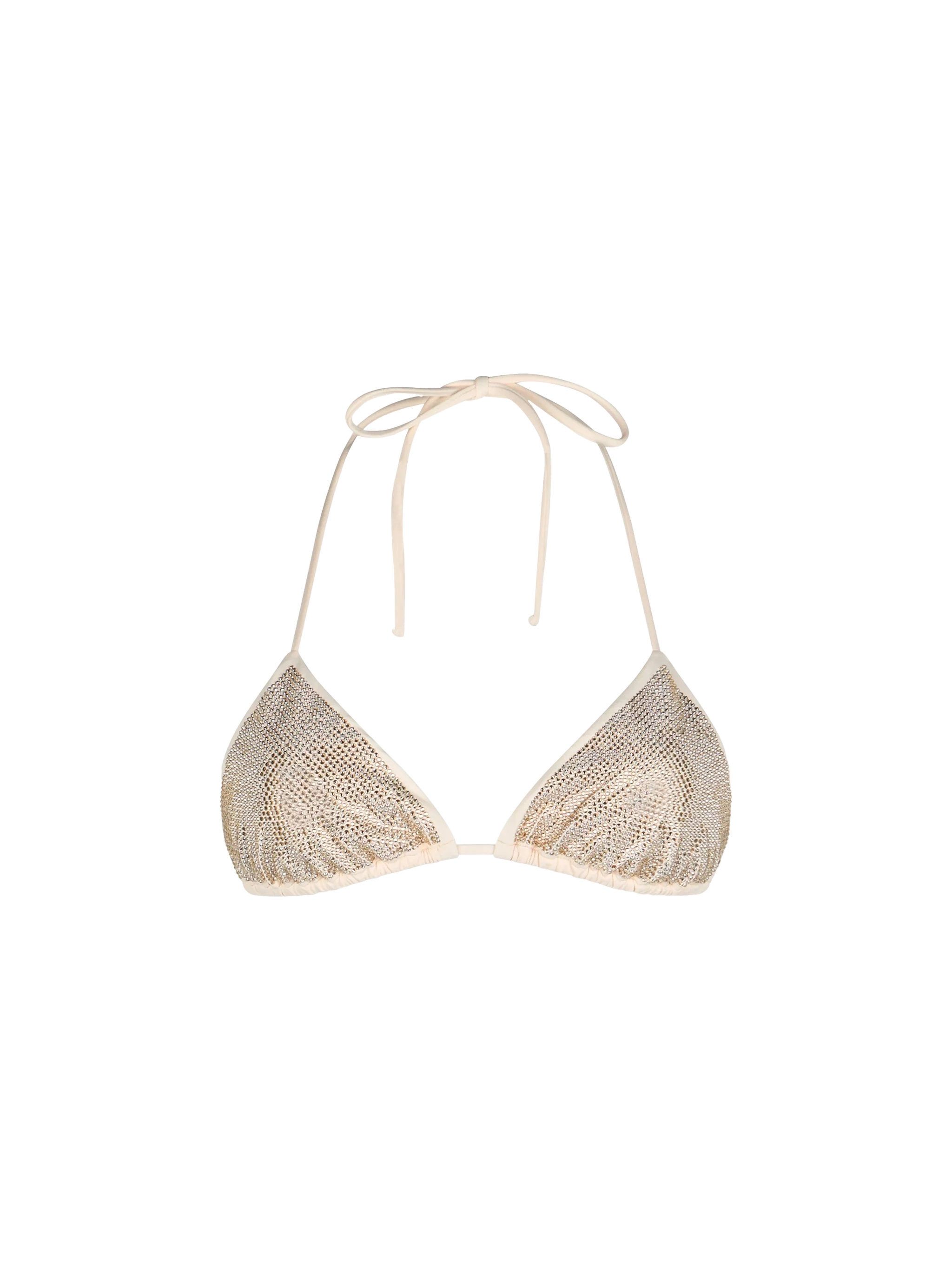 Annabelle damesbadpak met triangelbikinitop en strasssteentjes