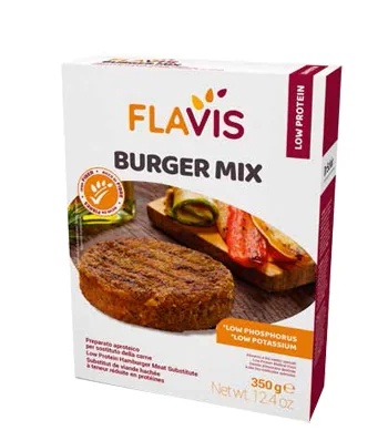 FLAVIS MEVALIA Mevalia Flavis Burger Mix Proteinfreier Fleischersatz 350 g