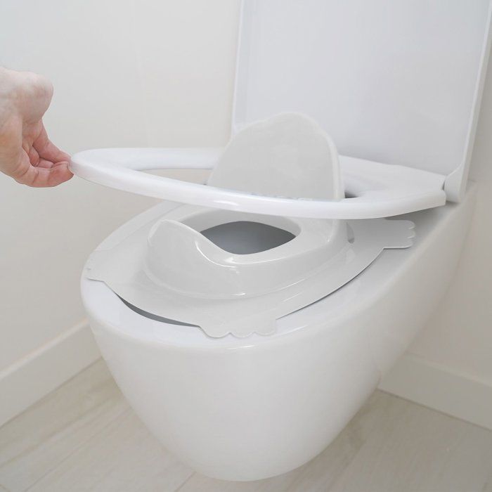 Reductor de asiento de inodoro - THERMOBABY - LUXE - Lirio del valle blanco