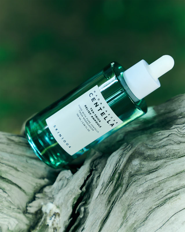 SKIN1004 Madagascar Centella Tea-Trica Relief Ampoule Sérum facial calmante para pele problemática