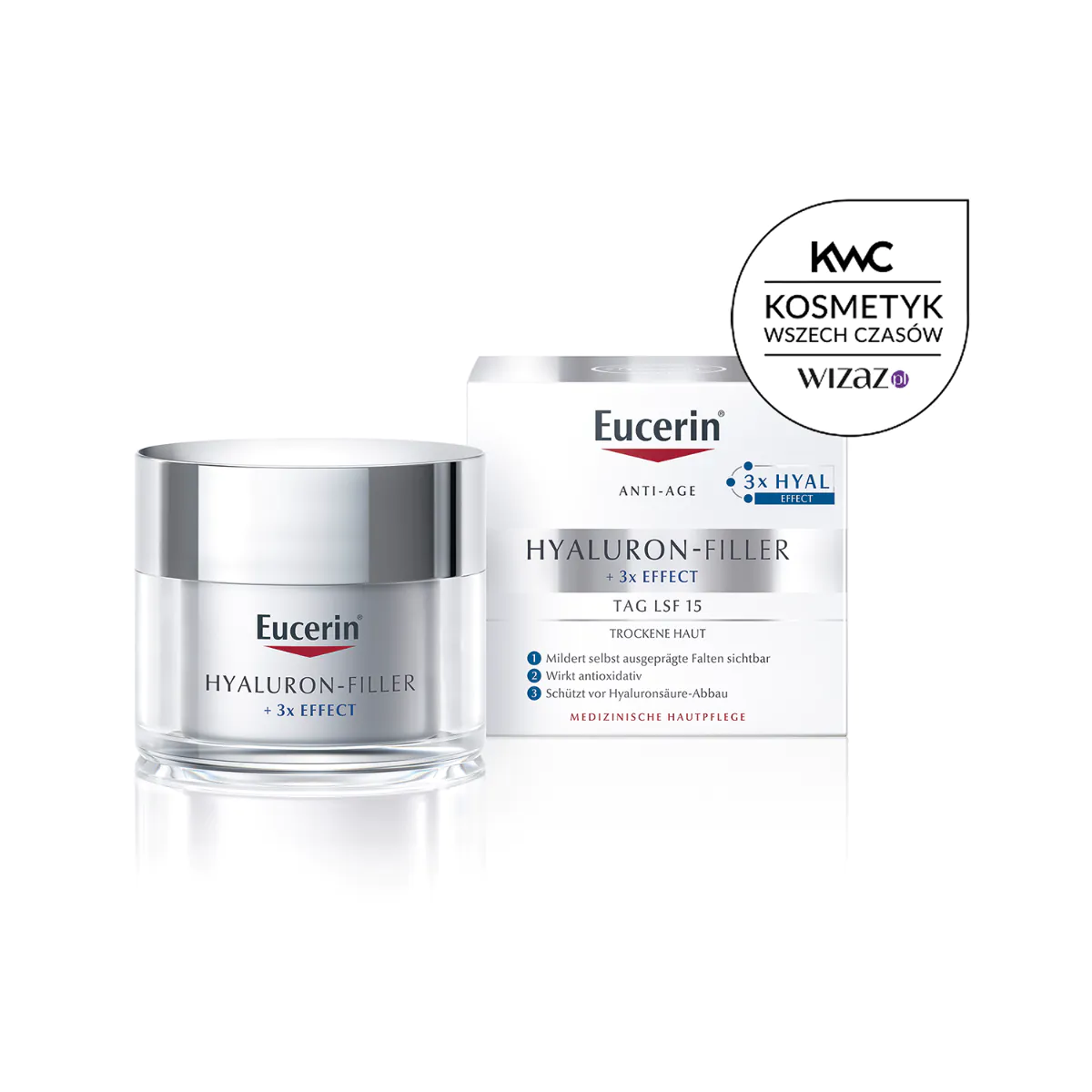 Eucerin Hyaluron Filler Krem na dzień SPF 15 Skóra Sucha