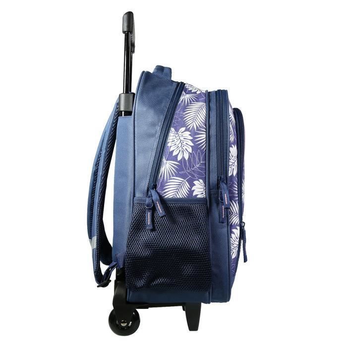 BAGTROTTER Offshore Blue Rolling Backpack