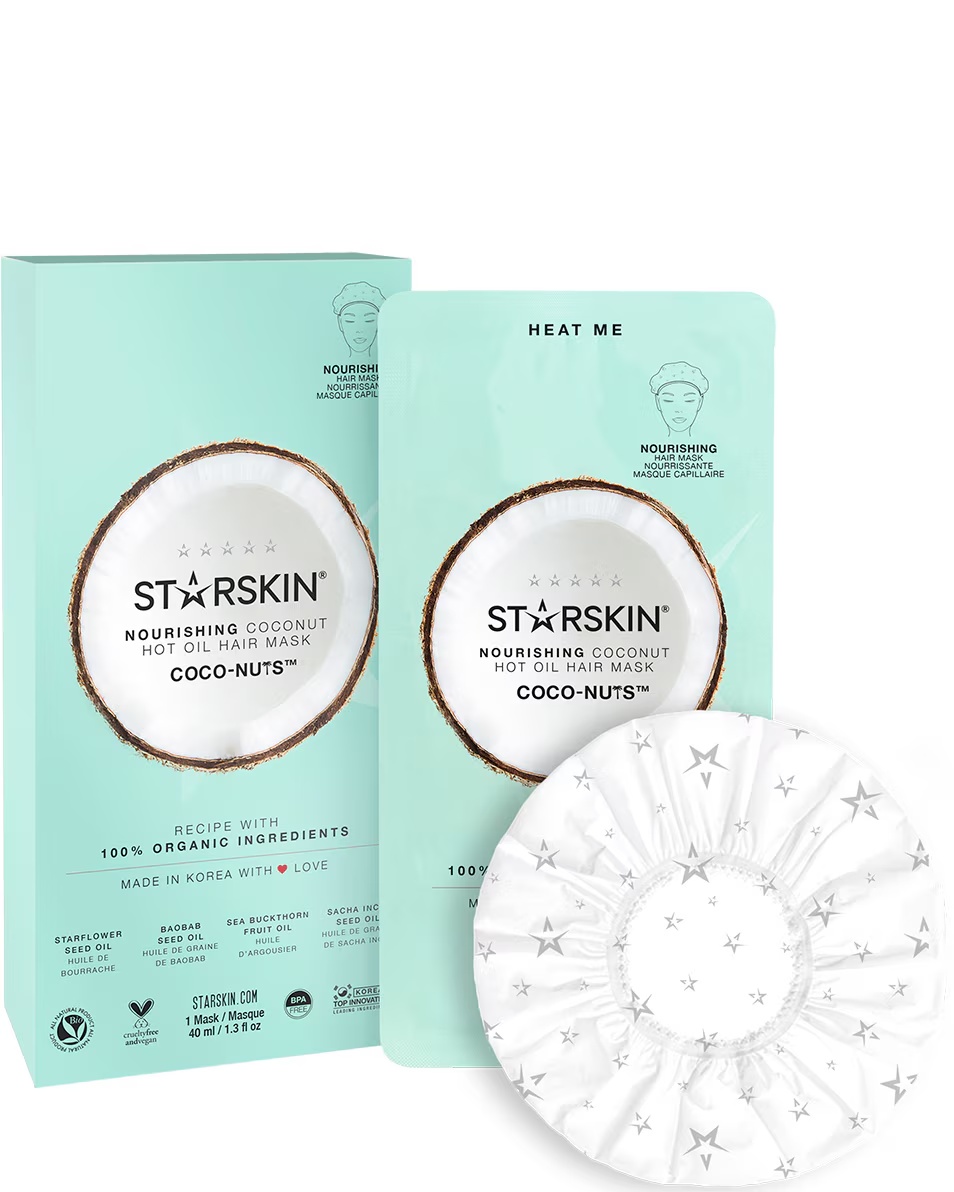 Θρεπτική μάσκα μαλλιών με ζεστό λάδι STARSKIN ESSENTIALS COCO NUTS™
