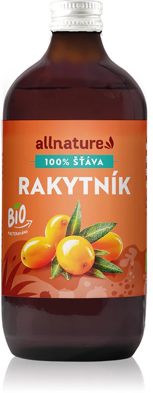Allnature органски сок од морске пасји трн 100% органски