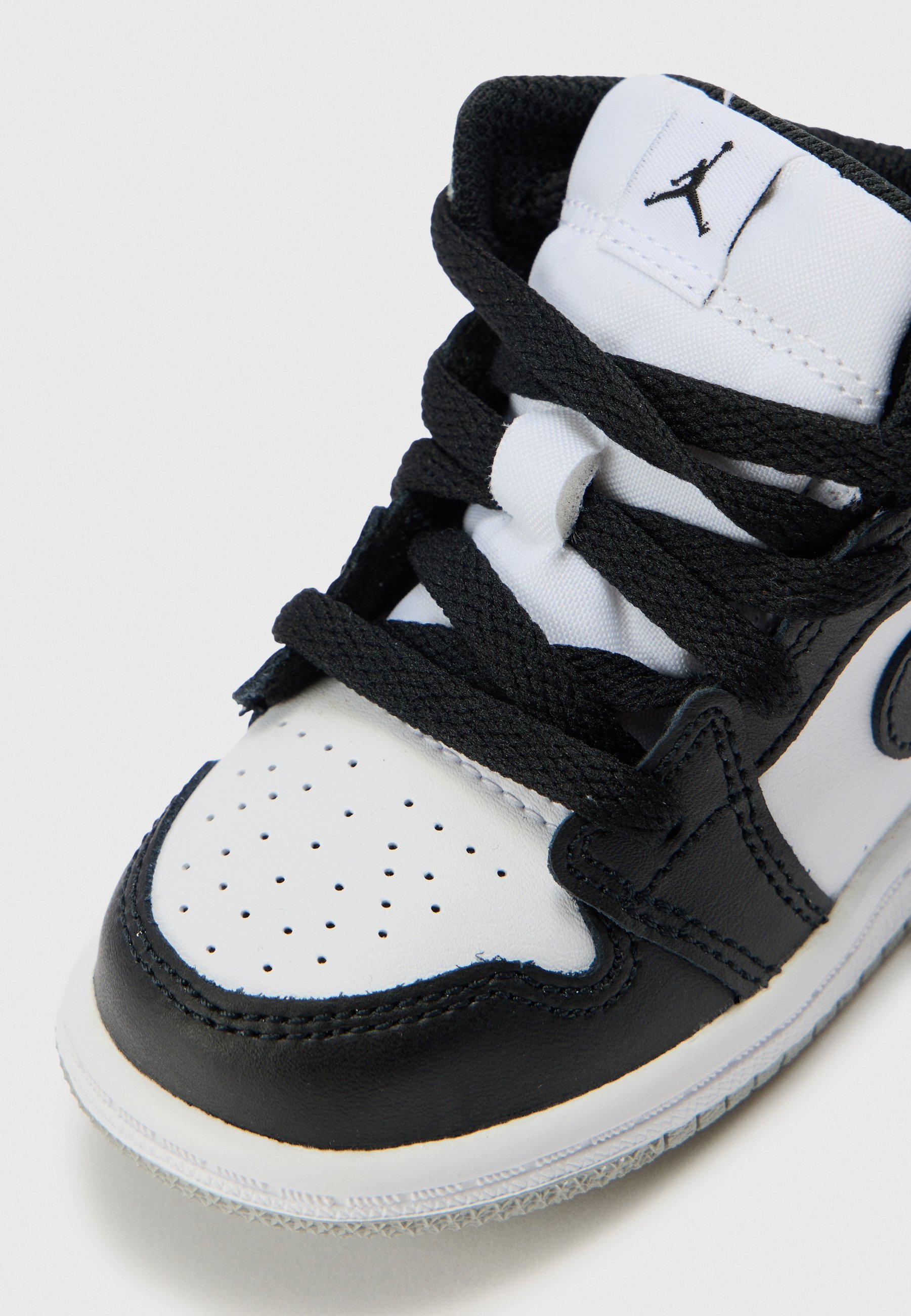 Jordan JORDAN 1 MID BT UNISEX - Hoge sneakers - wit/zwart/rookgrijs