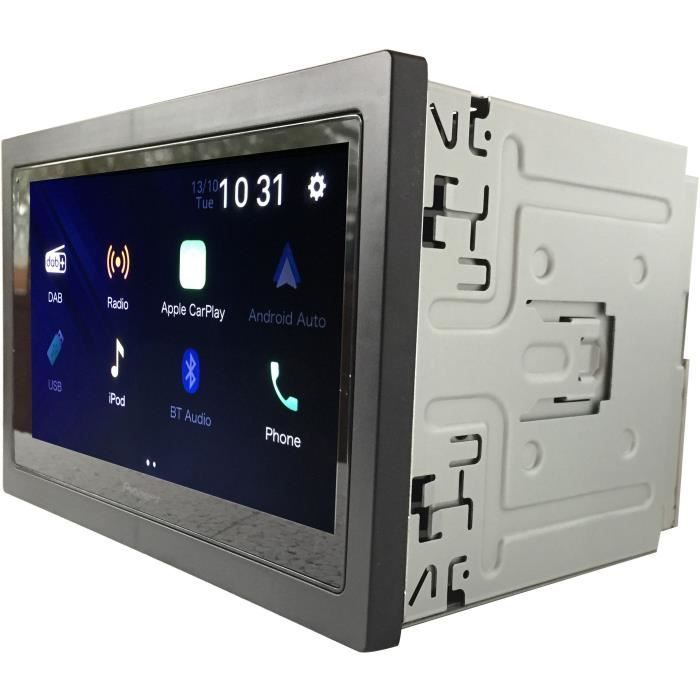 Rádio multimídia para carro - PIONEER - Tela de 7
