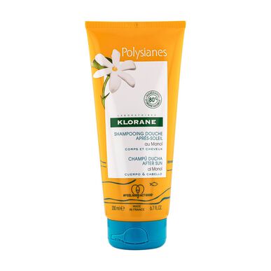Klorane Polysianes Σαμπουάν για ντους Après-Soleil και σαμπουάν για μετά τον ήλιο 2 σε 1 200 ml 200 ml