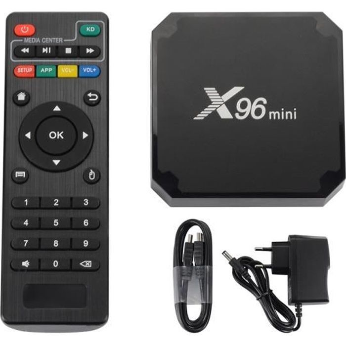 X96 Mini Android TV Box Android 7.1 TV Box Amlogic S905W Quad-Core 2GB+16GB 4K HD WIFI Media Player AH373
