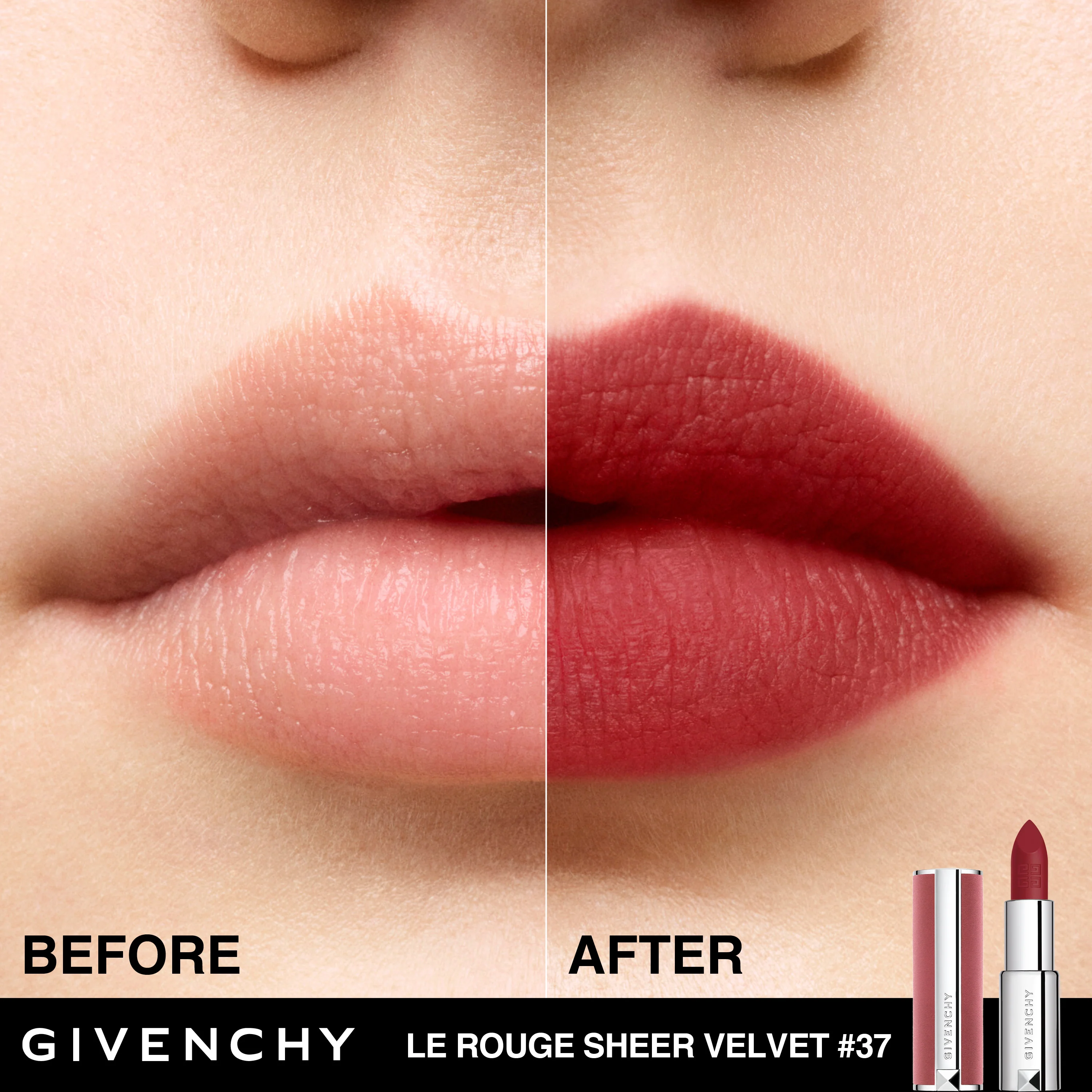 Labbra Le Rouge Sheer Velvet - Refill - Rossetto mat, Rossetto