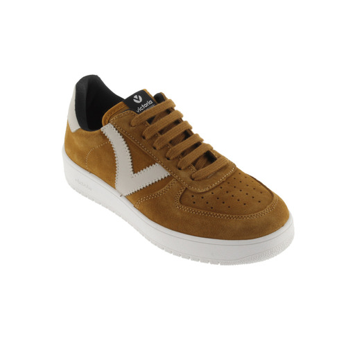 Victoria Madrid Wildleder-Sneaker mit Logo und kontrastierender Rückseite