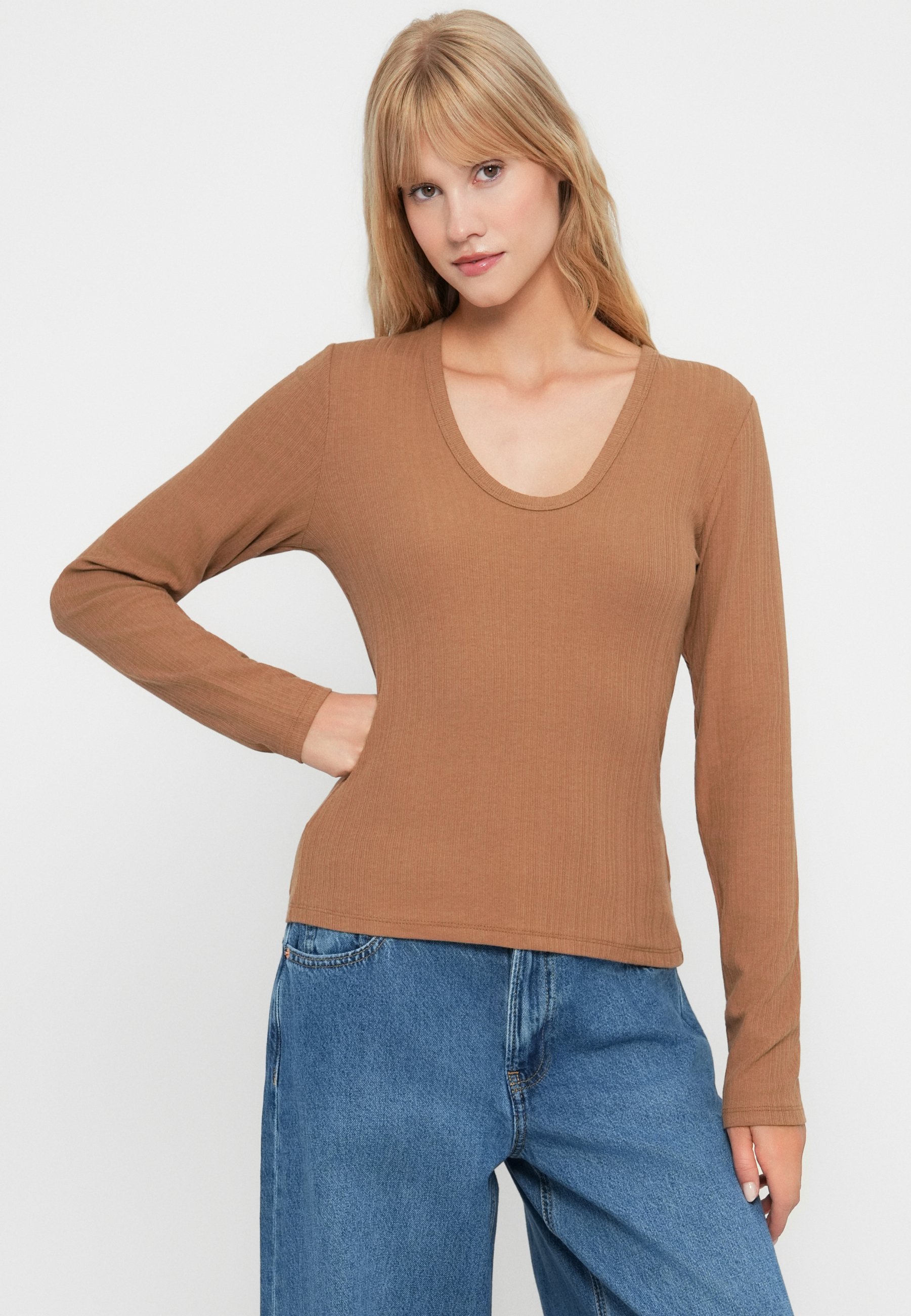 GAP LUXE MOD - Top met lange mouwen - kolanoot