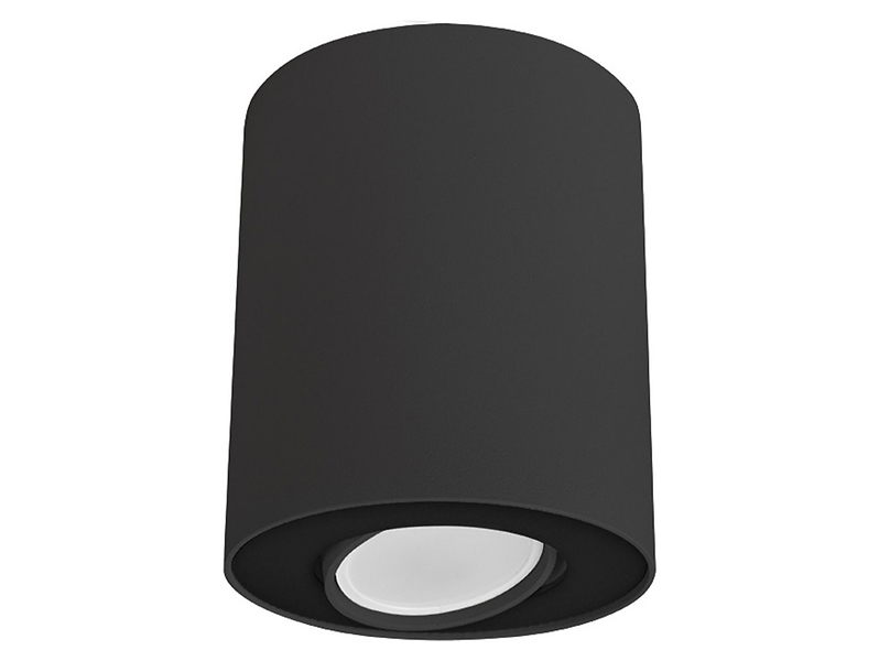 Plafon Set stalowy 10 cm czarny