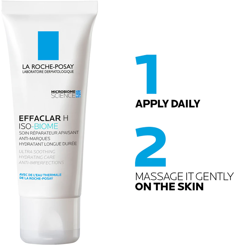 La Roche-Posay Effaclar H ISO-BIOME hydratační krém proti nedokonalostem pleti náchylné k akné
