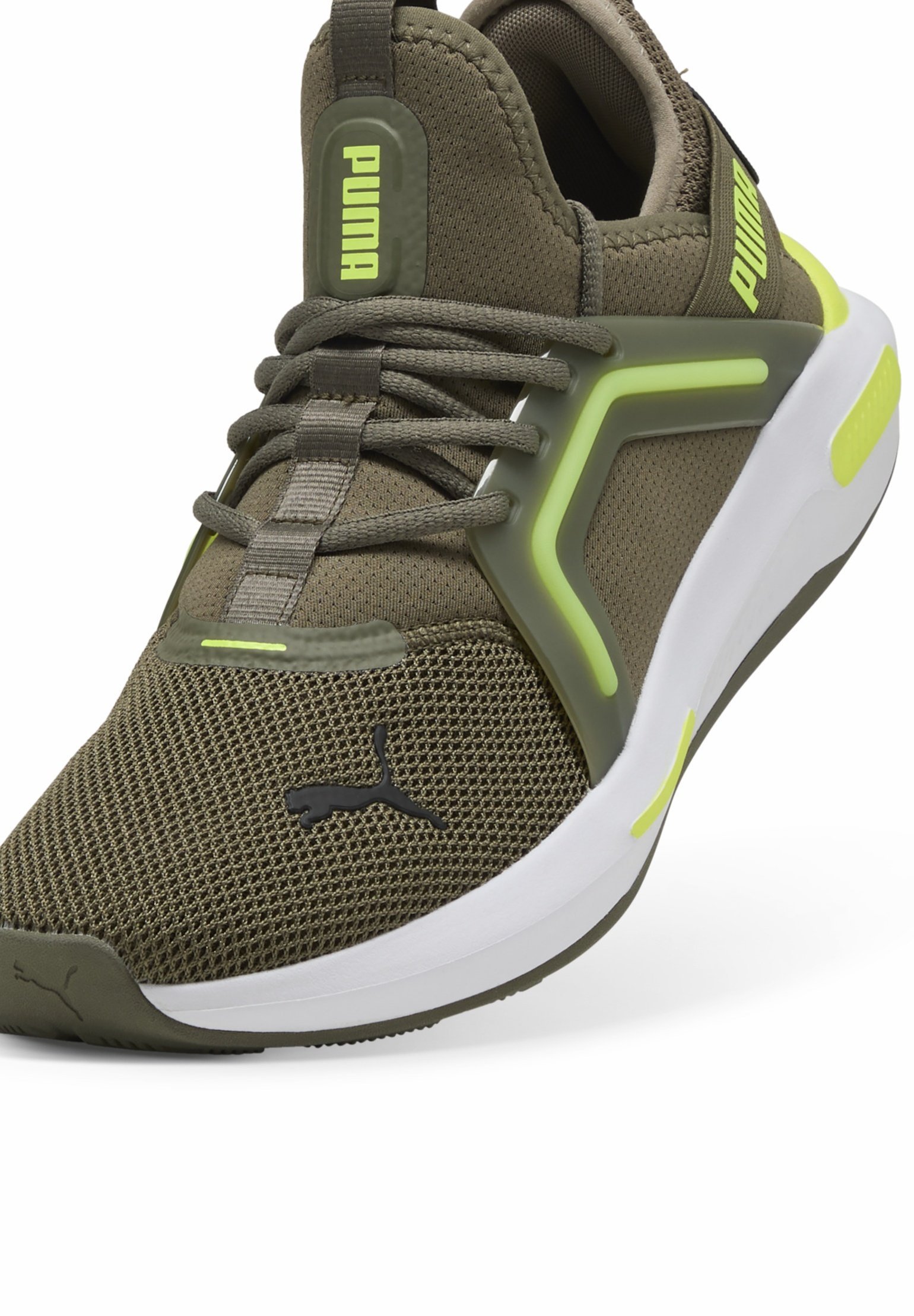 Puma SOFTRIDE ENZO - Treeningjalatsid - roheline/kollane/roheline