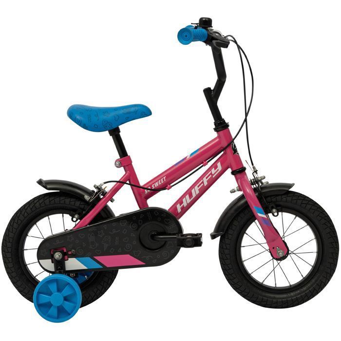 Kinderfiets – Zo schattig – 30 cm wielen – Leeftijd 3 tot 5 jaar – Zijwieltjes – Remmen – Roze – HUFFY product
