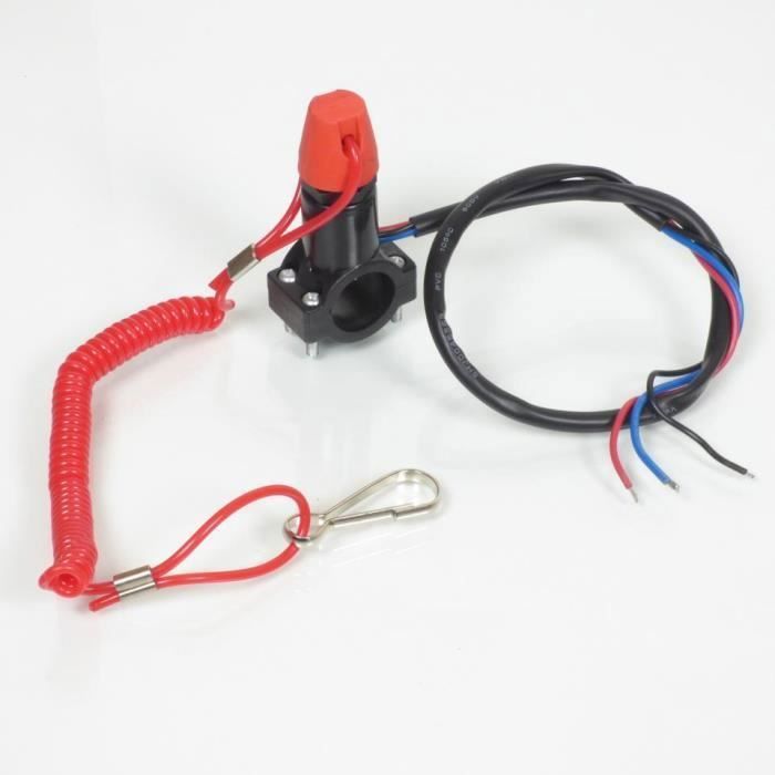 Ignition cut-off switch for children's motorcycles, quads, ATVs, mopeds, pocket bikes, and pit bikes